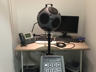 Sound insulation test for office partitions